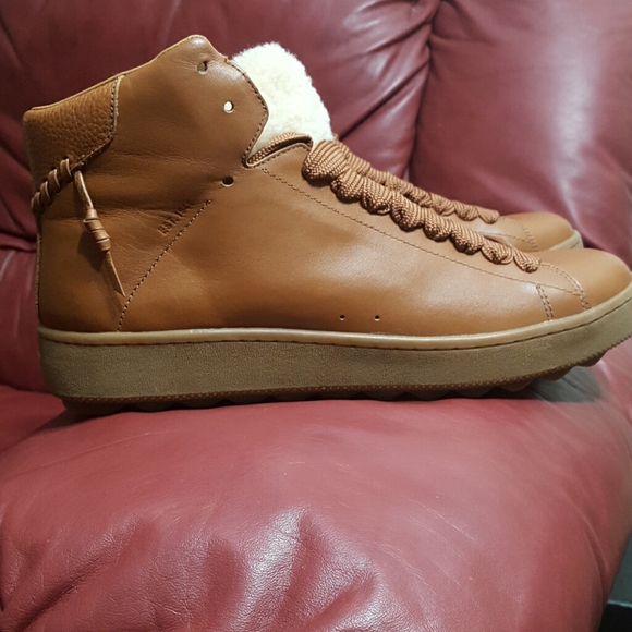 NWOT COACH LEATHER BOOTS - Picture 3 of 8